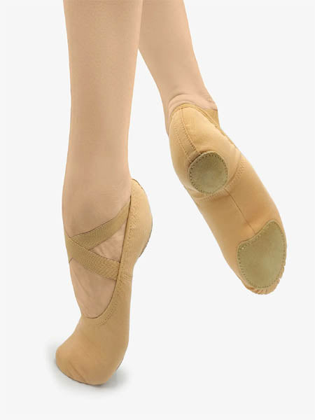 So Danca SD16 Adult Bliss Sand Canvas Split Sole Ballet Shoe